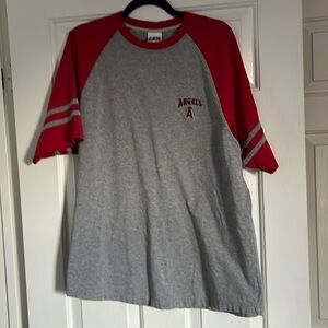 CSA Los Angeles Angels shirt Adult XLarge Red Logo MBL Baseball casual Men’s